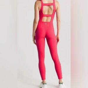 Free People Movement jumpsuit, electric sunset/coral color, size XS
